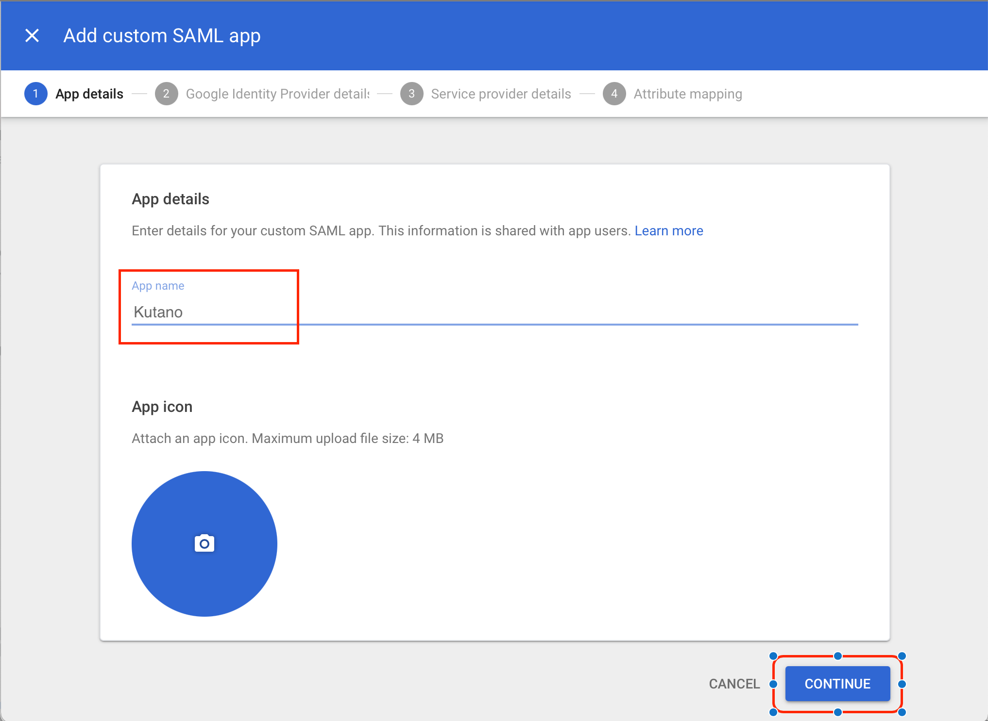 Google Workspace app detail