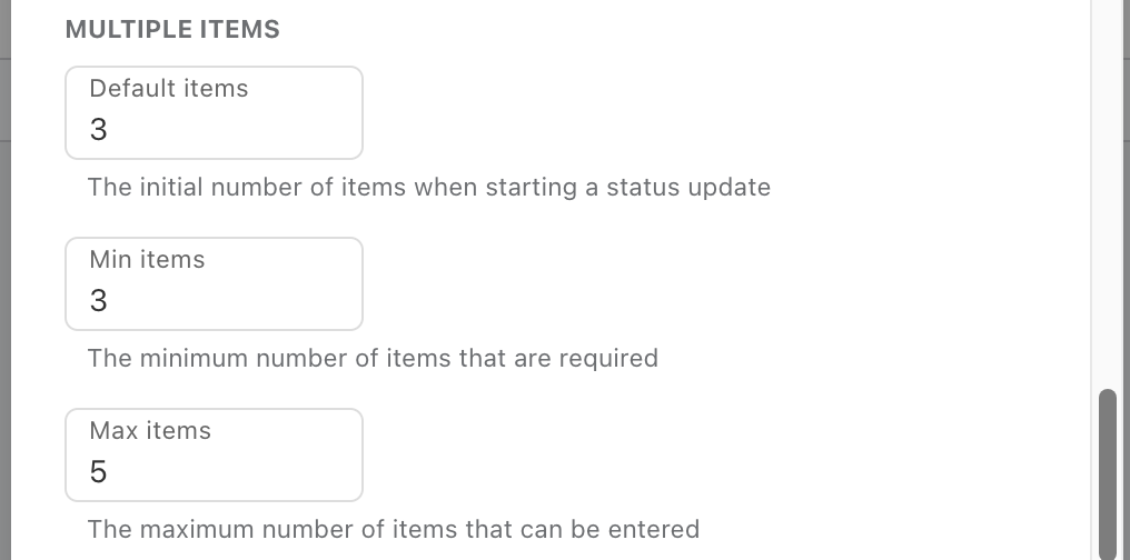Accomplishments Settings settings