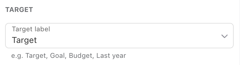 Metrics Settings settings