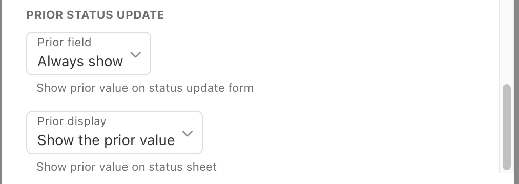Number Settings settings
