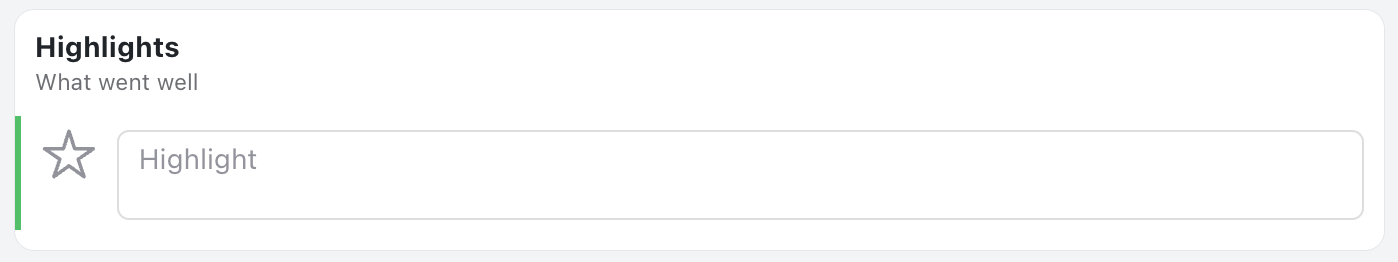 Text settings