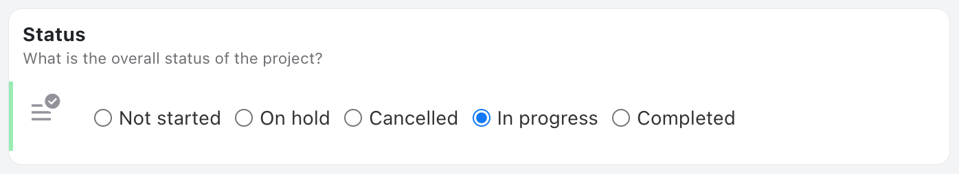 Text Control - Horizontal radio buttons