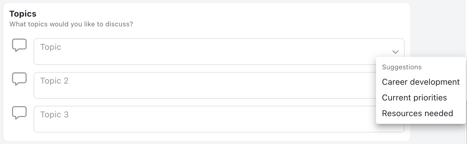 Text Suggestions - status update
